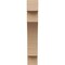 Ekena Millwork 5"W x 10"D x 30"H Thin Mediterranean Rough Cedar Woodgrain TimberThane Corbel, Primed Tan CORUR05X10X30MEDRCPR - alternate 5